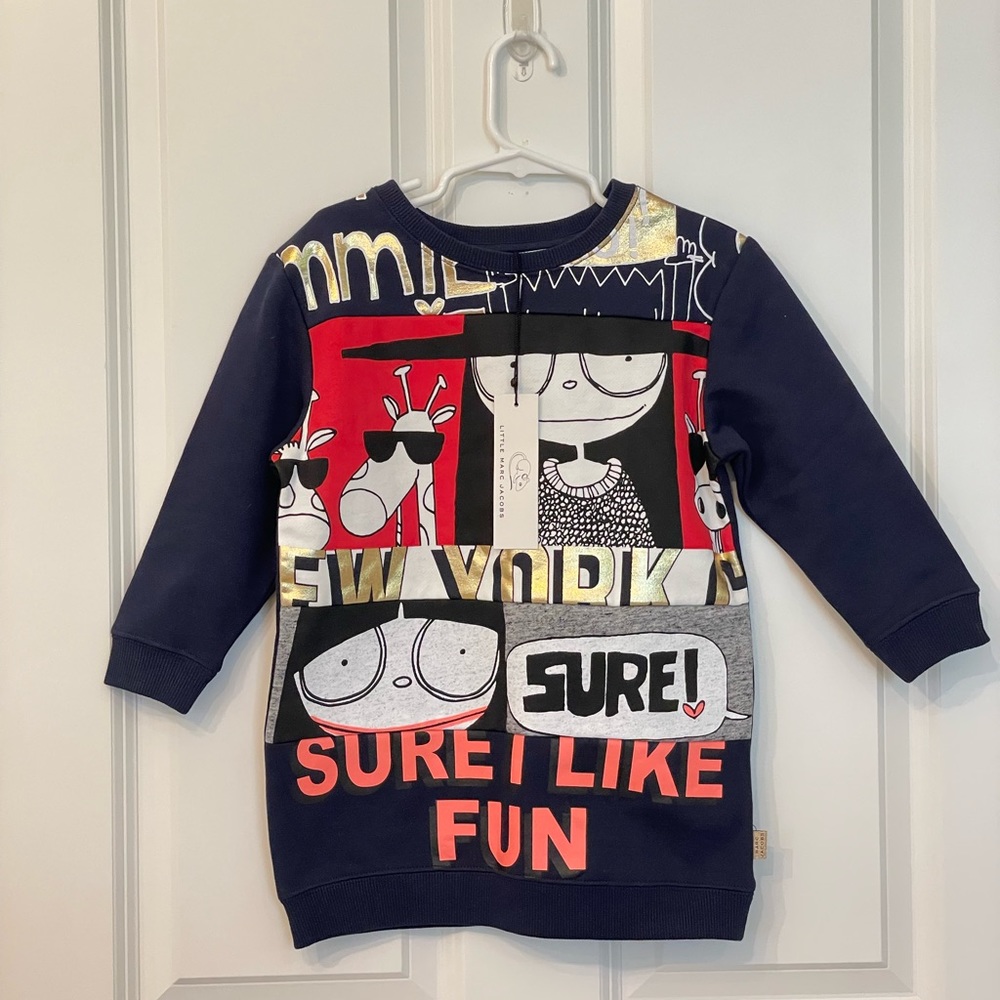 Little Marc Jacobs sweater dress kids sz 4